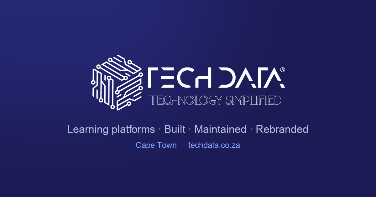 LMS Development & Web Platforms in Cape Town | Tech Data IT Solutions